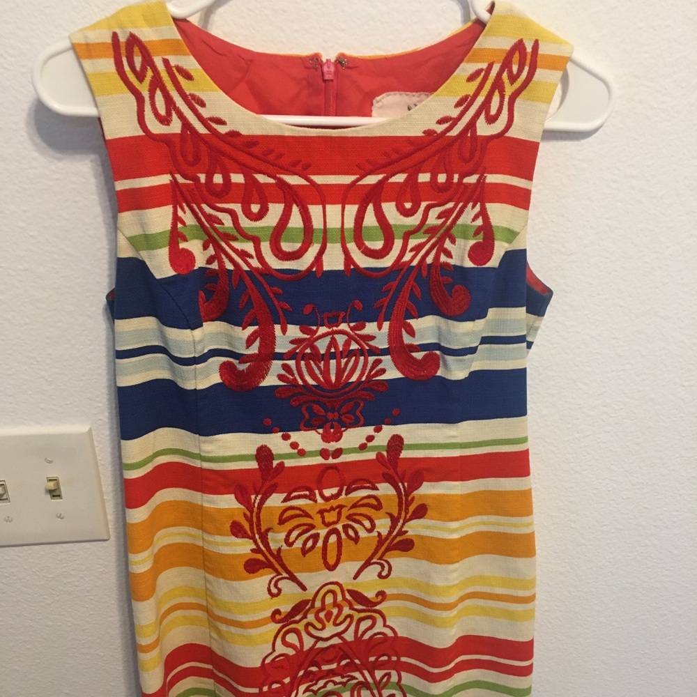 Anthropologie Tabitha multicolored dress